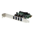 thumbnail image 1 of StarTech.com 4-Port PCI Express SuperSpeed USB 3.0 Controller Card with UASP - USB 3.0 Expansion Card with SATA Power (PEXUSB3S4V) - Adaptateur USB - PCIe - USB 3.0 x 4 - pour P/N : BNDTB10GI, BNDTB210GSFP, BNDTB410GSFP, BNDTB4M2E1, BNDTBUSB3142, Hbs304a24, 1 of 5
