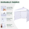 thumbnail image 3 of Paneles laterales para toldo plegable 3x3 m, 99% impermeables y protección UV, 3 of 7
