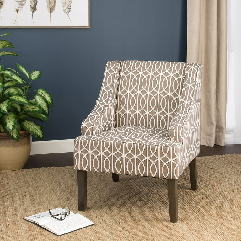 Homepop swoop discount arm accent chair