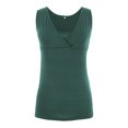 thumbnail image 3 of ZZwxWA Women Sleeveless Nursing Tank Tops Maternity Breastfeeding Shirts V Neck Casual Blouses Tee Shirt for Nursing, 3 of 4