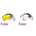 thumbnail image 1 of 10pcs lure bait A type*5+lure bait Simulation Bait G type*5, 1 of 9