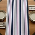 thumbnail image 5 of Table Runners 36 Inches Long Dress Scarves, Pink Grey Striped Farmhouse Kitchen/Dining Table Runner, Short Coffee Tablerunners, Farmhouse Stripes Modern Abstract Art 13x36 Inch, 5 of 9
