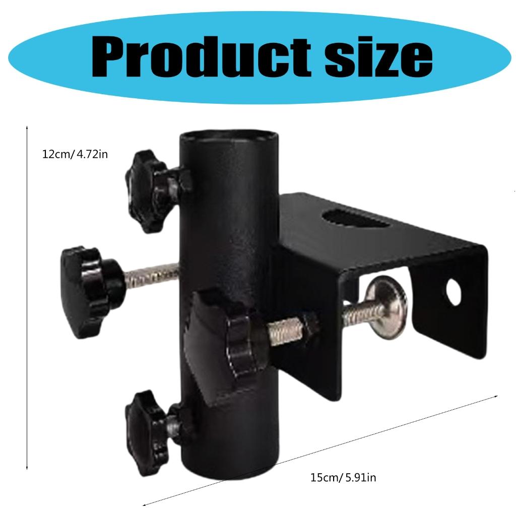 Rvaymup Outdoor Umbrella Holder Support For Balcony Railings Garden Patios Deck Mounting