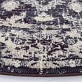 thumbnail image 3 of SAFAVIEH Round Rug 6'7" - Monaco Collection - Traditional Design, Ivory & Navy, Ideal for Living Room, Bedroom, Dining Space, 3 of 9