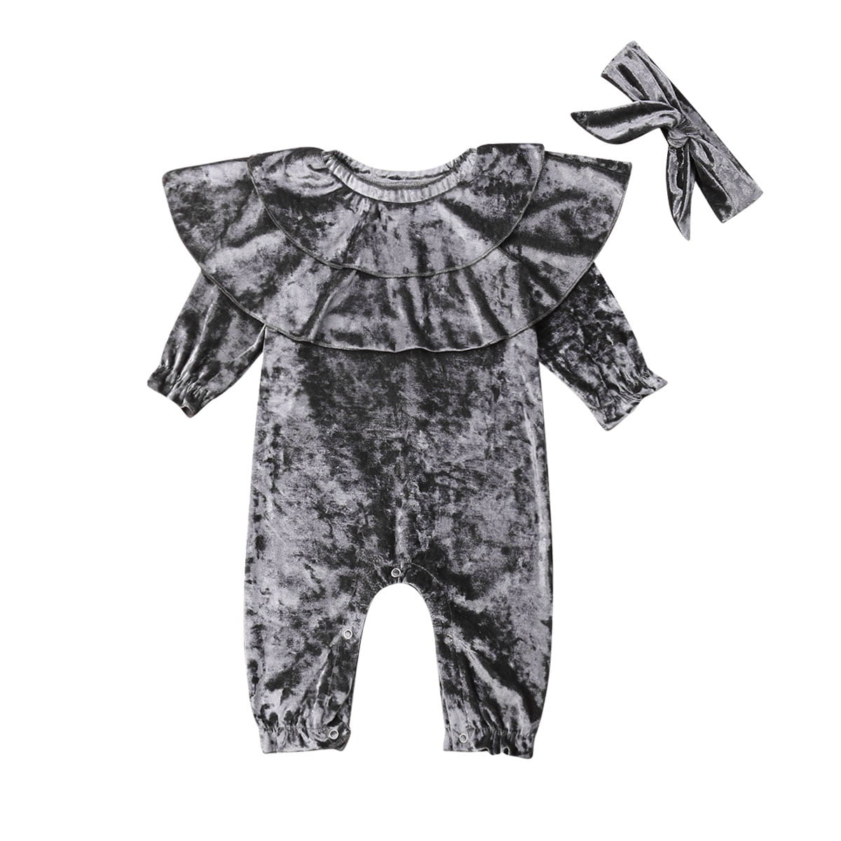 baby velvet jumpsuit