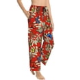 thumbnail image 2 of Xecao Multicolored Butterflies Women's Straight Lounge Pajama Pants: The Epitome of Relaxed Sleepwear, 2 of 9