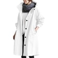 thumbnail image 2 of Spring Saving Deals 2023 Womens Clothes Clearance GaThRRgYP Womens Coats Clearance,Women Jacket Hooded Windproof Lightweight Plus Size Packable Long Windbreaker Outdoor Travel Hiking Trench Coats, 2 of 7