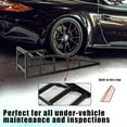 thumbnail image 2 of Rugerasy 2 Pcs Heavy Duty Hydraulic Car Ramps-High Lift Drive Up Car Lift Ramps with Jack,Perfect for Low Cars,Home Garage Oil Changes & Vehicle Maintenance,Black, 2 of 8