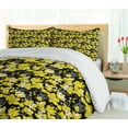 thumbnail image 5 of Ambesonne Orchid Duvet Cover Set, Exotic Blossoms Jungle Yard, 2-Calking, Black Mustard, 5 of 6