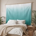 thumbnail image 3 of Teal Green Ombre Large Tapestry for Bedroom Wall Hanging Tapestry, Contemporary Gradient Abstract Art Ceiling Backdrop Tapestries Poster Blanket Wall Decor for Teens Room Living Room Dorm 85" x 90", 3 of 8