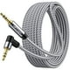 thumbnail image 1 of wonima44 Aux Cord,6.6 ft 3.5mm Audio Cable Headphone Cable Male to Male Stereo Hi-Fi Sound Nylon Braided aux to aux 1/8 Cable for Car Home Stereos Speakers Tablets, Speakers, 1 of 1