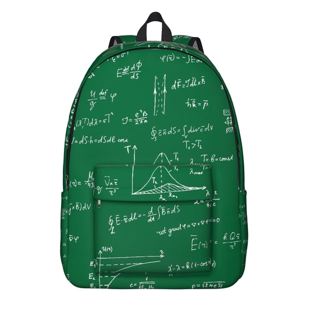 Experiment School Backpack, Scientific Knowledge Laboratory Design, Biology Student Travel Daypack, Science Rules Daypack