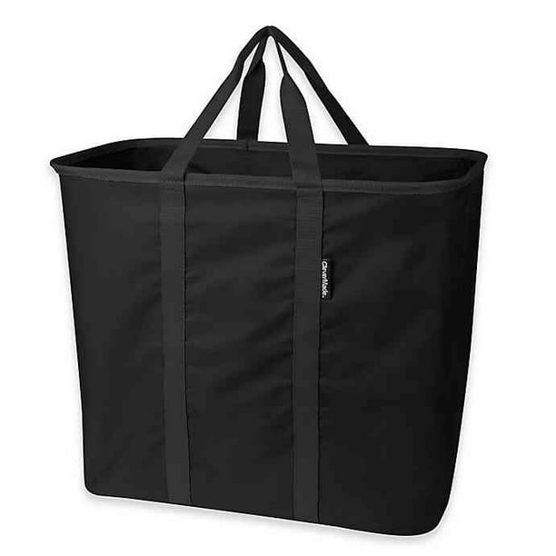 SNAPBASKET XL COLLAPSIBLE LAUNDRY TOTE/CARRYALL IN BLACK