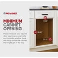 thumbnail image 5 of Rev-A-Shelf 53WC-1535SCDM-117 35 Quart Pullout Waste Container Trashcan, 5 of 9