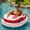 Red, variant on Inflatable Electric Pool Bumper Boat, Motorized Pool Float for Adults, 360° Steering, 2-4 km/h Speed, Supports Up to 265 Lbs, Pool Boat for Summer Parties & Family Gatherings