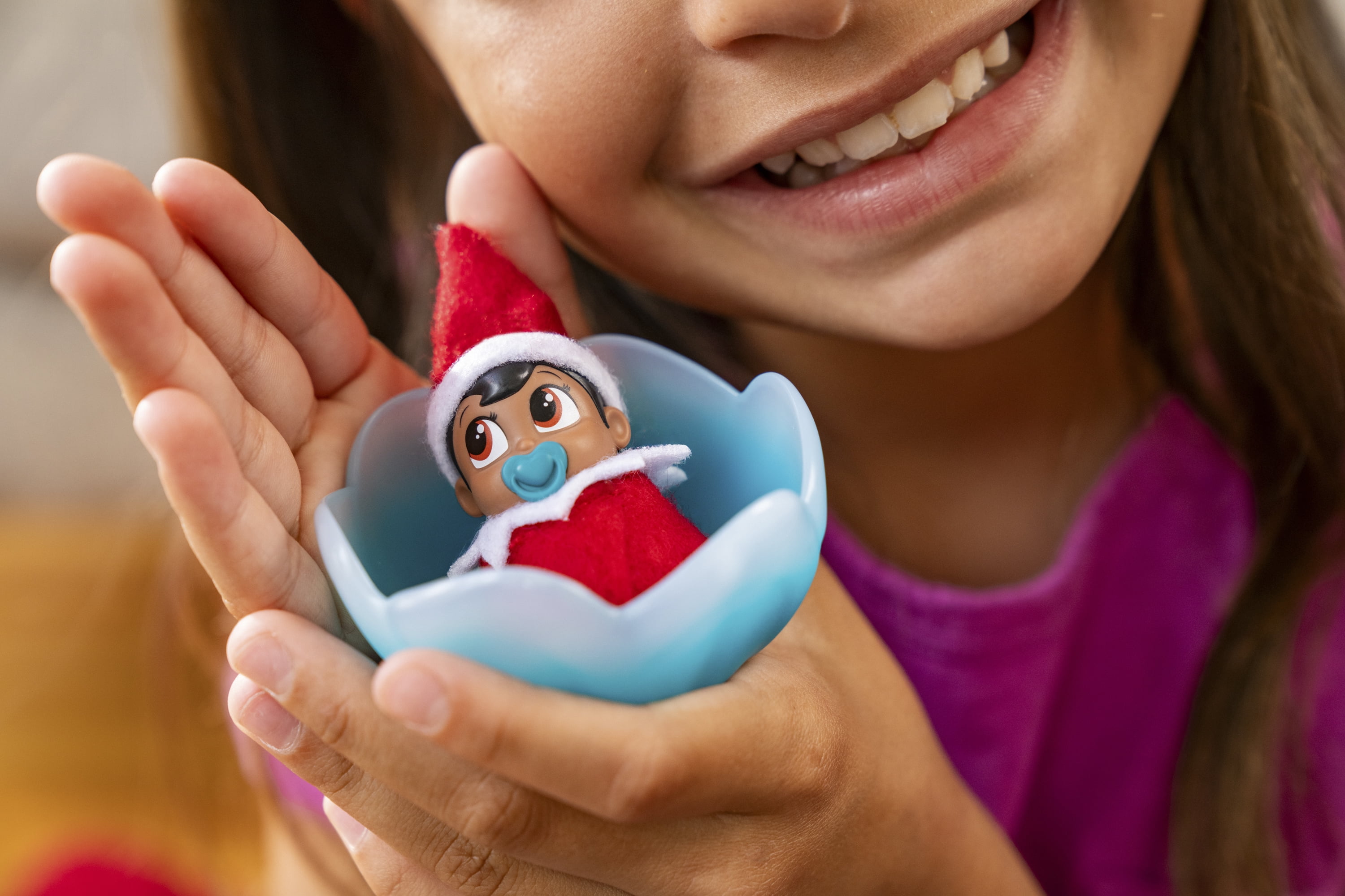 The Elf on the Shelf Frost Pips Mini Blooms Elf Baby (Brown-Eyed Boy)