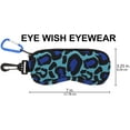 thumbnail image 5 of Soft Glasses Case For Men & Women, Zip-Up Case With Hook & Carabiner, Pink Camo, 5 of 6