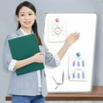 thumbnail image 3 of Magnetic Whiteboard Wear-Resistant Display Whiteboard with Round Corner Protection Dry Erase Whiteboard Kit for Teaching Office, 3 of 7
