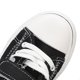 thumbnail image 3 of M Buder Zapatos Casuales de Lona Transpirable con Estampado de Dibujos Animados y Suela Suave para Niños y Niñas, Cierre Gancho y Bucle, Talla 28 (18.0 cm / 7.1 inches), Color Negro, 3 of 9