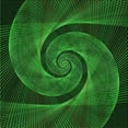 thumbnail image 1 of Ahgly Company Indoor Square Patterned Dark Forest Green Area Rugs, 6' Square, 1 of 6