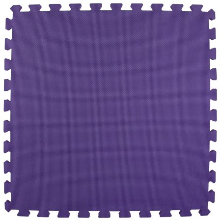 Greatmats Foam Kids and Gym Mats Premium 5/8 Inch x 2x2 Ft. Purple Case of 15