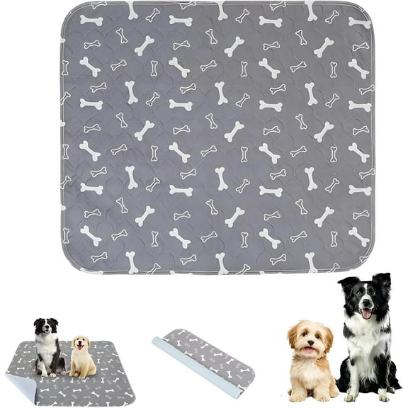 Puppy Pads with Pheromones, Washable PuppyPad Pee Pads, Ultra-Durable 4-Layer Leak-Proof Training Mats with Non-Slip Bottom for All Breeds, Ideal for Indoor Training & Travel