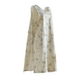 thumbnail image 1 of Apron Waterproof Kitchen Apron with 2 Pockets Bib Apron Cooking Apron Work Apron Floral White, 1 of 8