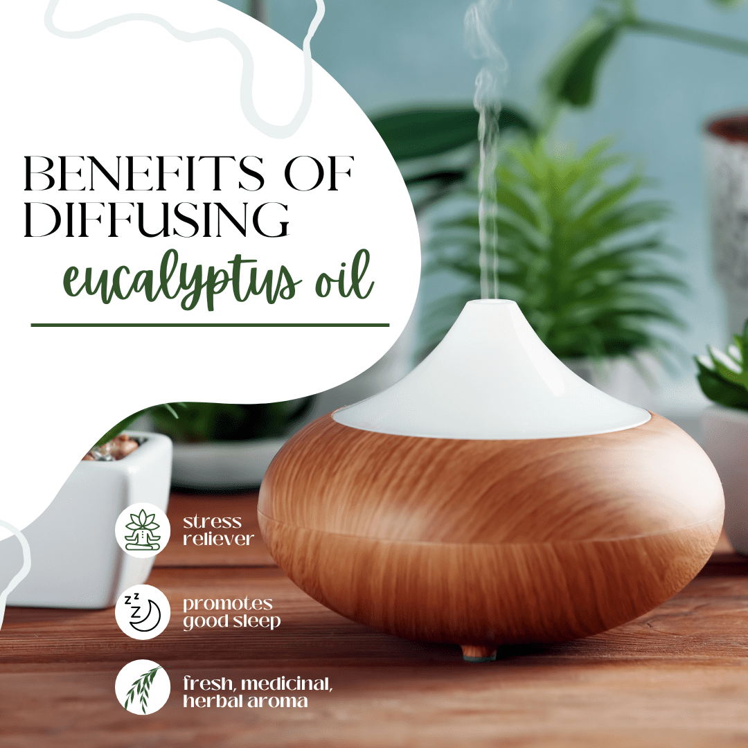 GreenHealth Eucalyptus Essential Oil – 16 fl oz (473 ml) – 100% Pure & Natural – Aromatherapy Oil in Aluminum Bottle – for Diffuser, Cleaning, Room Spray, and Home Fragrance