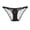 Black, variant on Women's Panties Cartoon Letter Print Briefs for Everyday Comfort and Playful Style Black M