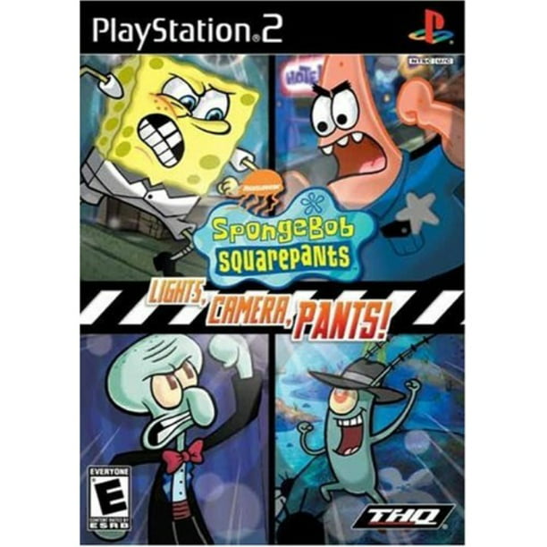 Spongebob Squarepants Lights Camera Pants Playstation 2
