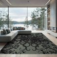 thumbnail image 2 of ODIKA 8'x10' Washable Area Rug Rum Horror Stormy Cephalopod Tentacle Weathered Maritime Doormat for King Size Bedroom Under Bed, Master Suite, Non-Shedding, Easy Care, 2 of 7