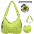 thumbnail image 1 of Bolso Hombro para Mujer Puffer Puffy Gran Capacidad Viajes Al Aire Libre, 1 of 9