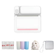 GJX 2026 New Portable Bluetooth Printer,Portable Bluetooth Thermal Printer,57Mm Mini Wireless Photo Printer,Mobile Phone Pos Printer,Instant Photo Printer for Ios Android