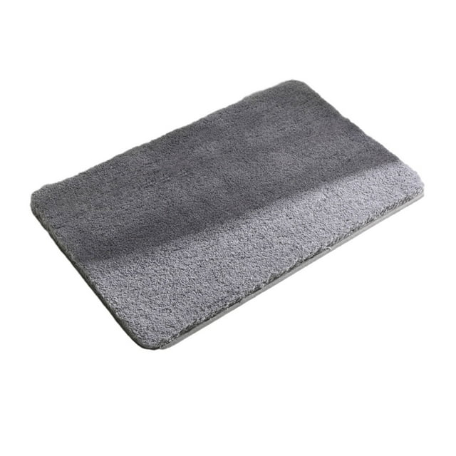 Transemion 1/2/3 Floor Mat Home Decor With Stylish And Functional Floor Mat Thickened Cake Velvet Is Soft grey 40*60CM 1 Pc