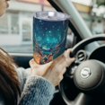 thumbnail image 6 of Salouo Celestial Stag Cosmic Glow Print 20oz Tumbler with Lid,Stainless Steel Vacuum Insulated Tumbler Durable Insulated Coffee Mug Thermal Cup with Splash Proof Sliding Lid-Without Straw, 6 of 8