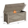 thumbnail image 5 of Yeshouse Modern Toy Storage Bench – 39.4" Large-Capacity Wooden Chest with Safety Hinges, Shoe & Blanket Organizer for Entryway, Bedroom, Living Room, 5 of 7