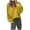 Yellow, variant on AOOCHASLIY Sweaters Fall Clothes Women Fashion V-neck Loose Pullover Solid Long Sleeves Sweater Tops