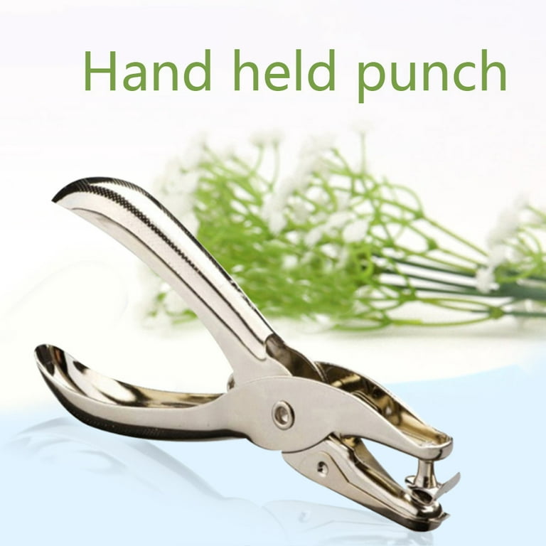 1 Pc Metal 6mm Pore Diameter Punch Pliers Single Hole Puncher Hand Paper  Scrapbooking Punches 1