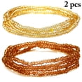 thumbnail image 2 of 2 Pcs Chaîne à Perles pour Femmes, Chaîne de Corps à Perles Mode, Chaîne de Ventre pour la Plage, 2 of 10