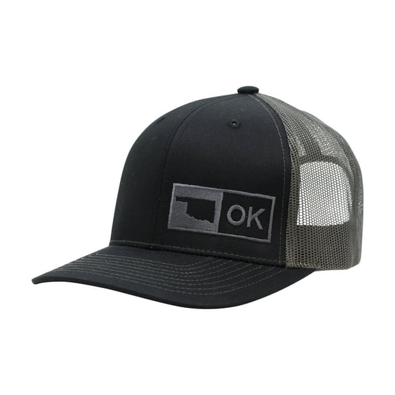 TRUCKER HAT-OKLAHOMA BLACK/GRAPHITE