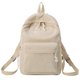 thumbnail image 1 of Mochila de estilo pijo marrón claro para mujer, mochila escolar de pana de tela suave para chicas adolescentes, 1 of 5