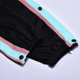 thumbnail image 4 of 2025 Men's Casual Pants Loose Fit Button Side Open Leg Pants Basketball Training Joggers with Little House Elastic Cuffs Pants Green Pants Men Bunny, 4 of 7