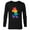Black, variant on Disney Minnie Mouse Pride Classic Pose Rainbow Icon Fill - Long Sleeve T-Shirt for Men - Customized-White