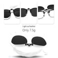 thumbnail image 6 of Joopin Polarized Clip on Sunglasses for Women Men Rimless Flip Up Anti-Glare Driving Glasses(Black), 6 of 9