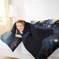 thumbnail image 5 of Feelyou Rustic Tribal Wolf Bedding Comforter Set, Mystic Moon Galaxy Twin Comforter Sets, Teens Kids Boys Girls Reversible Bedding Set, Ultra Soft Bedroom Decor, 2-Piece, 5 of 9