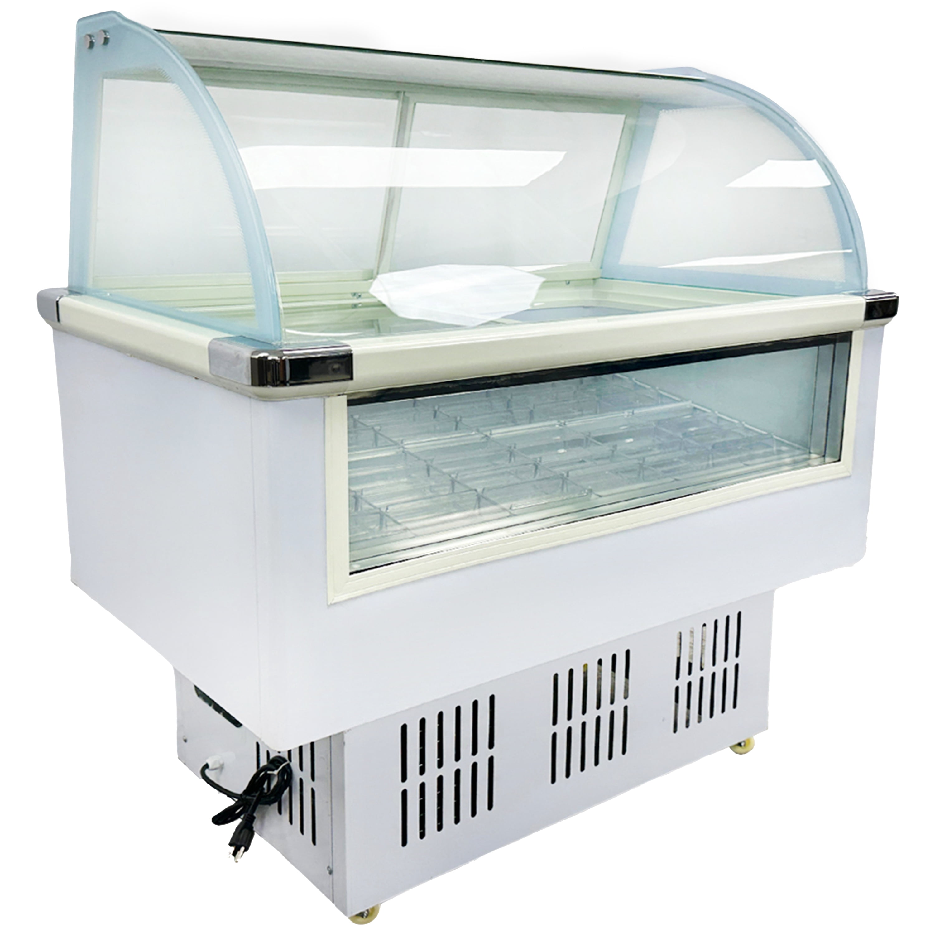 46.5 in. Commercial Ice Cream Display Popsicle Freezer 13 Cu. ft.