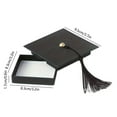 thumbnail image 2 of Graduation Gift Box with Tassel for Her Class of 2026 Graduation Hat Cap Box Gift Wrapping Grad Keepsake Memory Home Decor Black Box for College Graduate High School Party Favor Supply, 2 of 6