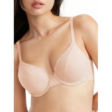Maidenform Womens Comfy Soft Full Coverage Underwire Bra 09404 38D Sandshell