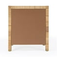 thumbnail image 6 of Home Square 3-Piece Wood Set with 2 Nightstands & 1 Chest in Natural, 6 of 18