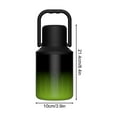 thumbnail image 3 of Insulated Gallon Jug 1000ml Stainless Steel Double Wall Vacuum Water Bottle Wide Mouth Leak Proof Handle Sweat Proof Hot Cold Drink Thermos for Travel Camping Sports Outdoor, 3 of 5